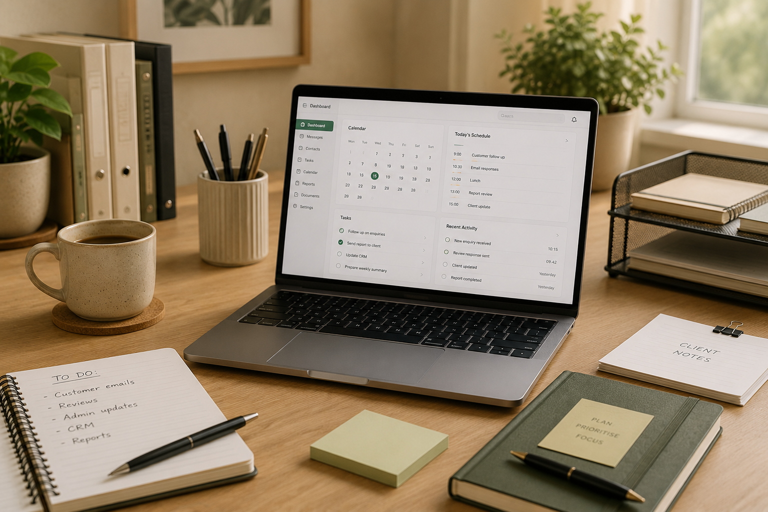 Organised administration and business operations