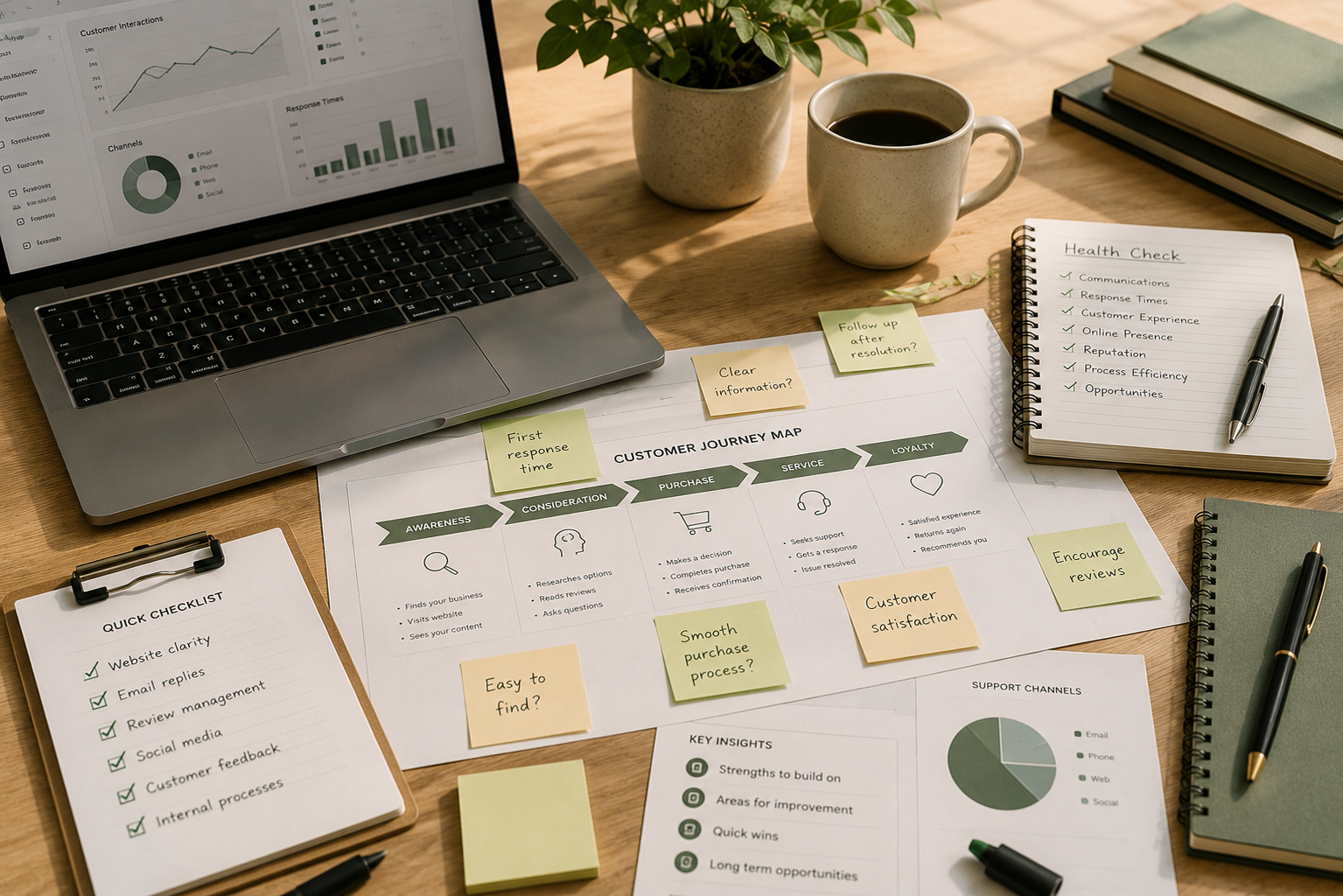 Customer experience review and recommendations